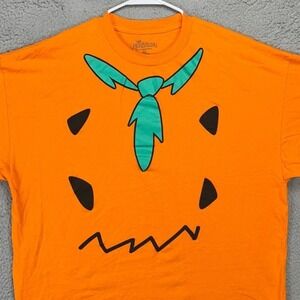 The Flintstones Mens Tee T-Shirt 3XL Orange Fred Flintstone Costume Short Sleeve